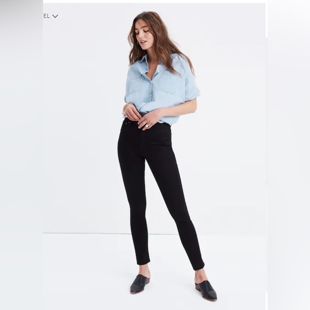 Madewell / Women’s 10" High-Rise Skinny Jeans / Stretch Size 37